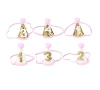 Cappello Di Compleanno Per Il Terzo Compleanno Con Numeri Glitterati Accessorio Per Foto Del Bambino Cappello Per La Festa