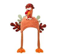 Cappello di , Decorazioni del Ringraziamento, Cappello di pollo Costume Turchia Gambe Lunghe Hat, Cappello di di Natale, Cartoon Peluche Turchia