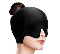 Cappello di emicrania, compressa fredda per berretto da sonno fresco - Cappello di emicrania per mal di testa da tensione, occhi gonfi, mal di testa sinusale e impacco freddo in gel per
