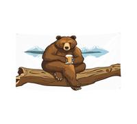 Cappello di Halloween con stampa di orso, copertura completa, copricapo da strega ripiegabile per festival, feste e feste con tessuto lavabile in lavatrice