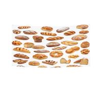 Cappello di Halloween con stampa di pane dipinto, copertura completa, copricapo da strega ripiegabile per festival, feste e feste con tessuto lavabile in lavatrice