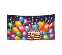 Cappello di Halloween con stampa Happy Birthday - Copricapo da strega ripiegabile per festival, feste e feste con tessuto lavabile in lavatrice