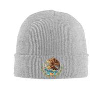Cappello di Lana Uomo E Donna Invernale Berretto in Leggero con Emblema Nazionale Mexico Morbido E Caldo Adatto per Casa E Outdoor Taglia Unica Circunferencia 36Cm