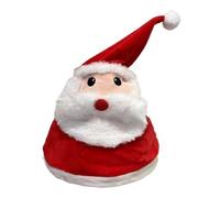 Cappello di Natale | Copricapo e decorazioni | Peluche cappello di Babbo Natale con luce e suono - per Capodanno festività Carnevale performance palcoscenico Masquerade inverno celebrazione scatola