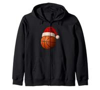 Cappello di Natale da Basket Divertente per Le Vacanze Sportive Felpa con Cappuccio