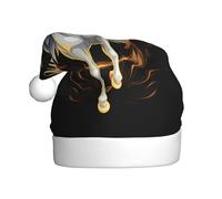 Cappello di Natale di peluche per adulti, decorazione festiva e accessorio per feste, cappello di Natale per adulti, decorazione del partito
