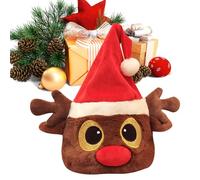 Cappello Di Natale Elettrico | Copricapo interattivo e rispettoso della pelle,Cappelli Di Natale luminosi,Per uomo donna ragazzo giovane adolescente per compleanno festa di Capodanno