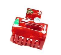 Cappello di Natale Forma Artiglio Dei Capelli Alta Coda di Cavallo Donna Copricapo Accessori Per Capelli Femminili Bella Carnevale Partito Artiglio De