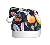Cappello di Natale in peluche HJFCZH Easter Bunny Stampe morbido e confortevole per feste balli Halloween