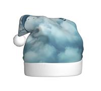 Cappello di Natale in peluche per adulti WHJSHOP aereo tra le nuvole Immagine morbida e confortevole per feste danze Halloween