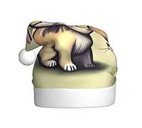 Cappello di Natale in peluche per adulti WHJSHOP Cat e Butterfly Pattern morbido e confortevole per feste danze Halloween