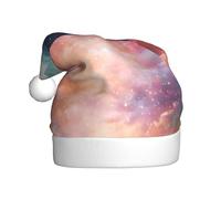 Cappello di Natale in peluche per adulti WHJSHOP Fantasy Paradise Space Pattern con tocco morbido per festa di Natale