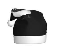 Cappello di Natale in peluche per adulti WHJSHOP Happy Little Sheep Pattern morbido e confortevole per feste balli Halloween