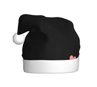 Cappello di Natale in peluche per adulti WHJSHOP Keep smiling every day Modello con tocco morbido per festa di Natale