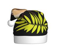 Cappello di Natale in peluche per adulti WHJSHOP Piccolo passero su foglie di palma Modello con tocco morbido per festa di Natale