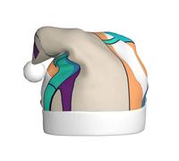 Cappello di Natale in peluche per adulti WHJSHOP Scarpe con tacco alto modello morbido e confortevole per feste balli Halloween