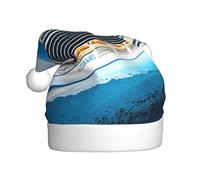 Cappello di Natale in peluche per adulti YYHHAOFA Cruise Ships Immagine con tocco morbido per la festa di Natale