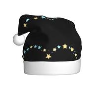 Cappello di Natale in peluche per adulti YYHWHJDE Le stelle dicono che ti amo Stampa con tocco morbido per la festa di Natale