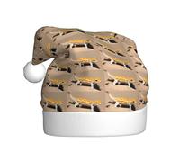 Cappello di Natale in peluche per adulti YYHWHJDE Sand Leopard Gecko Printing con tocco morbido per la festa di Natale