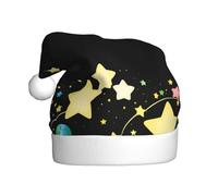 Cappello di Natale in peluche WHJSHOP Twinkling stelle sulla terra modello morbido e confortevole per feste balli Halloween