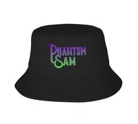 Cappello di Natale Unisex Phantom Sam Logo Ombre Cappello a Secchiello Panama per Uomo Donna Bob Cappelli Pescatore all'aperto Pesca Estiva in Spiaggia Cappelli Unisex Regalo di Moda