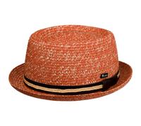 Cappello di Paglia Carignano Pork Pie by Lipodo rosso-mélange XL (60-61 cm)