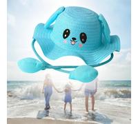 Cappello di paglia con parasole per orecchie di coniglio Cappello con