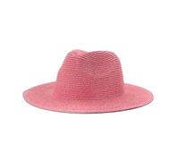 Cappello di paglia da donna casual Panama Grass cappello lavorato a maglia traspirante jazz paglia cappelli da spiaggia vacanze, Pnnrk, M