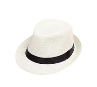 Cappello di paglia Fedora estivo per bambini e ragazze, cappello a tesa larga, cappello da spiaggia con visiera parasole per bambini, cappello piccolo, cappello di protezione solare, cappello