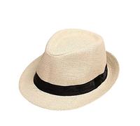 Cappello di paglia Fedora estivo per bambini e ragazze, cappello a tesa larga, cappello da spiaggia con visiera parasole per bambini, cappello piccolo, cappello di protezione solare, cappello