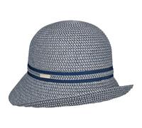 Cappello di Paglia Gavia Cloche by Seeberger azzurro One Size