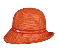 Cappello di Paglia Gavia Cloche by Seeberger rosso One Size
