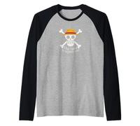Cappello di Paglia Jolly Roger. Il Tempo è alle Porte. Maglia con Maniche Raglan