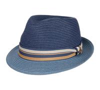 Cappello di Paglia Licano Toyo Trilby by Stetson blu M (56-57 cm)