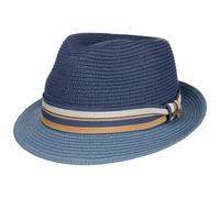 Cappello di Paglia Licano Toyo Trilby by Stetson blu XXL (62-63 cm)