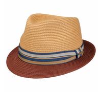 Cappello di Paglia Licano Toyo Trilby by Stetson natura-rosso S (54-55 cm)