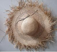 Cappello di Paglia Sole Cappelli di Paglia A Tesa Larga Larga Cappello da Spiaggia con Frange A Cerchio Intrecciato Scava Fuori Un Grande Cappello di Paglia-Beige4