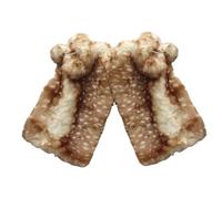 Cappello di peluche con stampa di corna per cosplay, super morbida e calda, da indossare tutti i giorni, per feste di compleanno, feste di compleanno, cosplay, commedia, scena, foto,