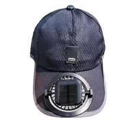 Cappello di protezione raggi UV, con ventilatore solare e tesa larga, cappelli estivi per la , per uomo e donna, per campeggio, golf e giardino, 1, 3XL