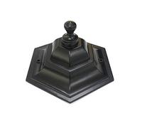 Cappello di ricambio per le eleganti lanterne Vienna in colore nero. Dona un tocco fresco e sofisticato al tuo arredamento, mantenendo lo stile che ami. Ideale per qualsiasi ambiente.