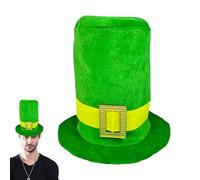 Cappello di San Patrizio | Accessorio per costume irlandese - Cappello a cilindro per festa di San Patrizio, cappello da folletto per adulti, uomini, donne