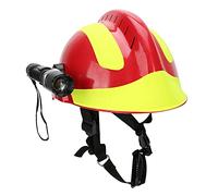 Cappello di sicurezza antincendio, casco di salvataggio professionale anti-impatto con lampada frontale e occhiali per minatore per operaio petrolifero per cantiere per nave