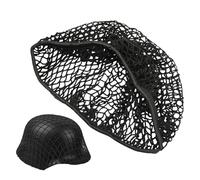 Cappello di sicurezza mimetico in rete - Nylon 30 x 30 cm | Casco a rete | Copertura in rete rigida | Casco mimetico a rete densa per caccia film e attività all'aperto