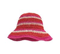 Cappello di tessitura di paglia a tesa larga da donna a tesa larga vacanza colore arcobaleno pieghevole da viaggio Sunproof Anti-UV Cap colorato cappelli primaverili per donne ragazze pescatore di