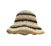 Cappello di tessitura di paglia a tesa larga da donna a tesa larga vacanza colore arcobaleno pieghevole da viaggio Sunproof Anti-UV Cap colorato cappelli primaverili per donne ragazze pescatore di