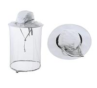 Cappello di zanzariera Insetto Cappelli con Rete Apicoltore Apicoltura Cappello Velo Safari Escursionismo Giardinaggio Maglia Cappuccio