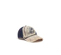 Diesel, ,Accessories ,Uomo ,Blu ,M Berretto da Baseball in Denim Indaco con Cuciture Rosse