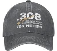 Cappello Divertente 308 perché Le Pietre Non Sono efficaci a 700 Metri Cappelli Donne Cappelli da papà Cappelli alla Moda