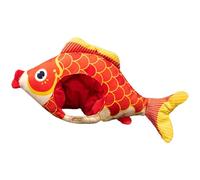 Cappello Divertente A Forma Di Pesce In Peluche Berretto Animale Morbido E