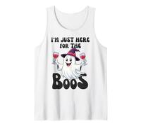 Cappello Divertente per Halloween con Scritta «I'm Just Here for The Boos Ghost Witches» Canotta